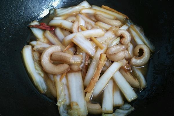 肥肉膘炖白菜的做法图解10