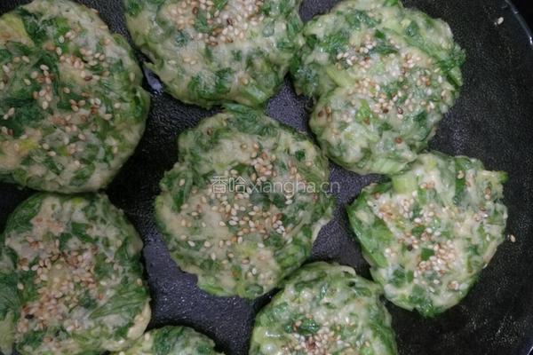 香酥芹菜饼的做法图解6