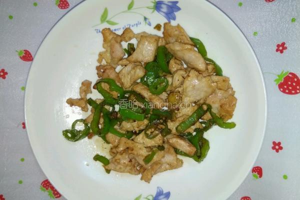 青椒炒肉饭的做法图解6