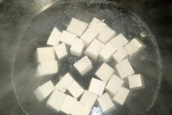 猪血豆腐汤的做法图解2