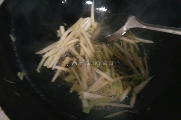 白菜蛋炒饭的做法图解4