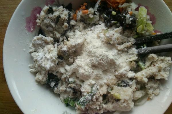 豆渣饼的做法图解2