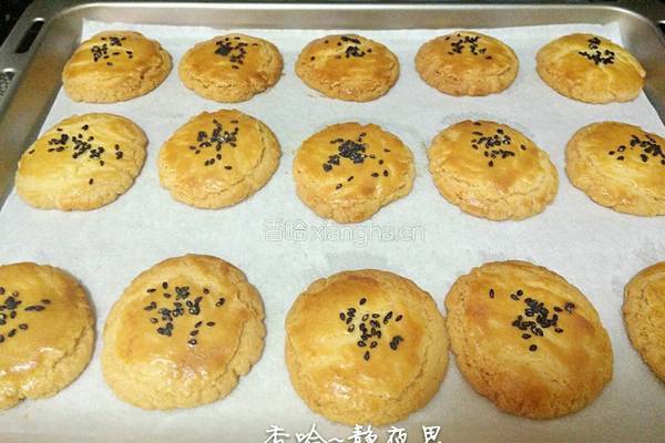 芝麻酥饼的做法图解12