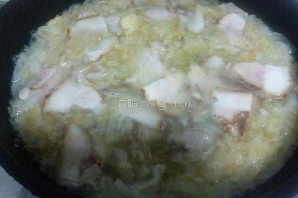 酸菜白肉的做法图解11