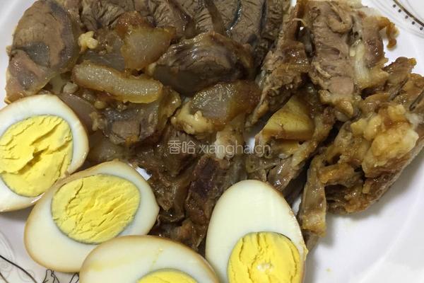 卤牛肉 牛肚 鸡蛋的做法图解10