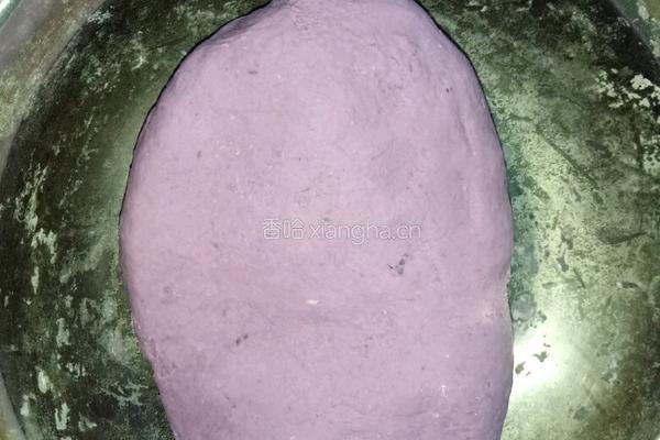 紫薯玫瑰花馒头的做法图解6
