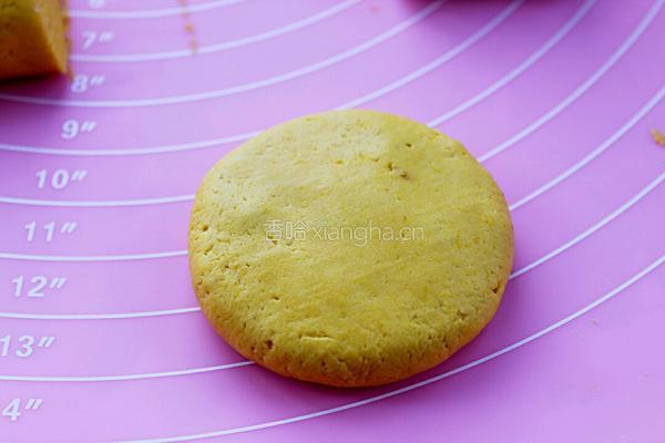 椰蓉南瓜豆沙饼的做法图解10