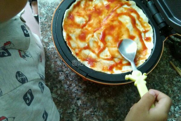 电饼档版Pizza的做法图解4