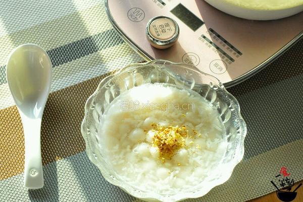 桂花酒酿圆子的做法图解5