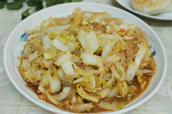 麻辣粉丝炒白菜的做法图解6
