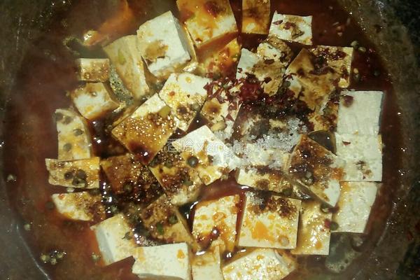 红烧豆腐的做法图解3