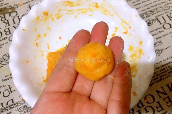 果仁红薯球的做法图解4