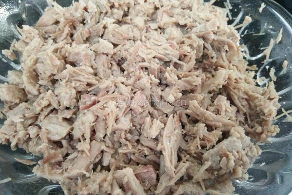 自制肉松的做法图解7
