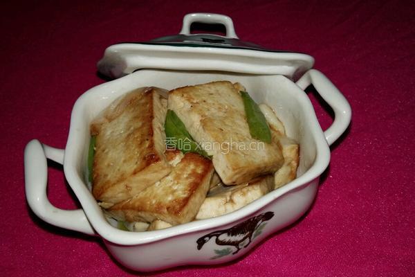 蚝油大葱烧豆腐的做法图解8