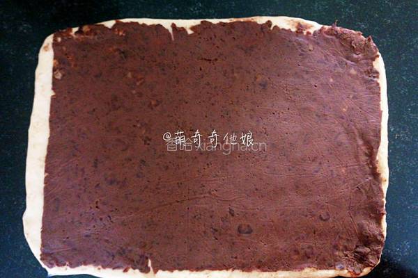 大理石纹豆沙土司的做法图解10