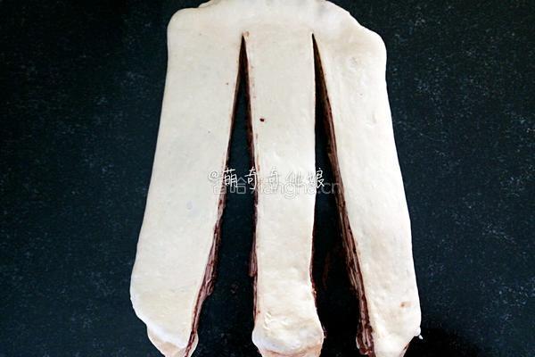 大理石纹豆沙土司的做法图解17