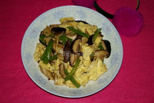 香菇尖椒炒鸡蛋（蚝油口味）的做法图解12