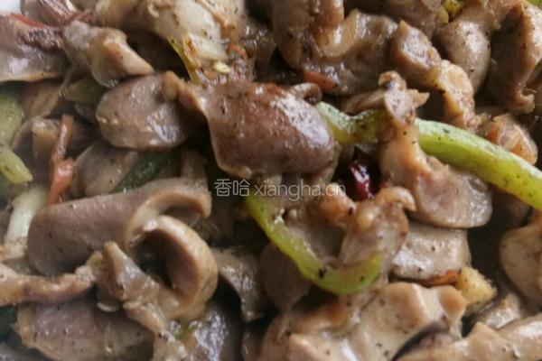 爆炒鸡胗的做法图解5