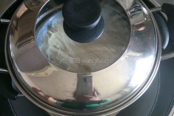 辣味肉沫金针菇的做法图解2
