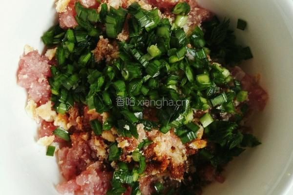 韮菜肉丸的做法图解3