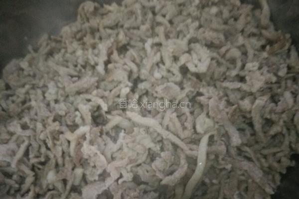 榨菜肉丝的做法图解4