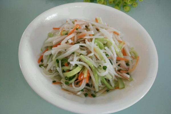拌三色丝