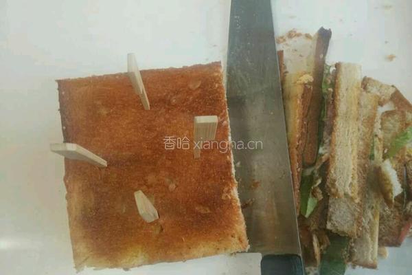 火腿鸡蛋三文治的做法图解9