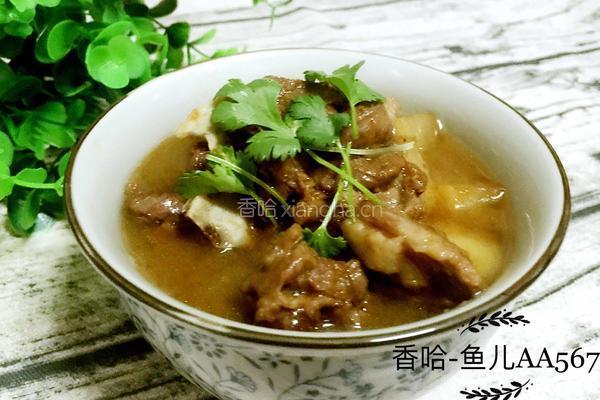 羊排炖萝卜的做法图解6