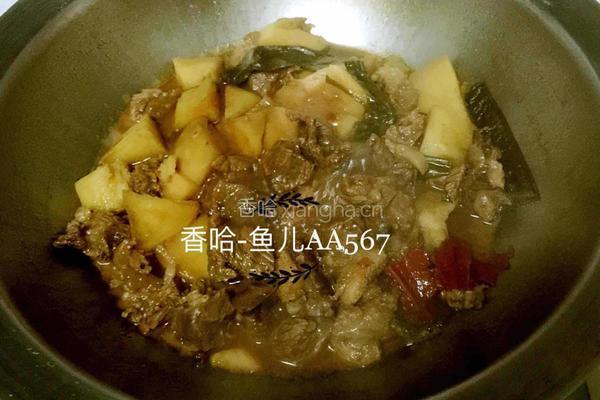 羊排炖萝卜的做法图解5