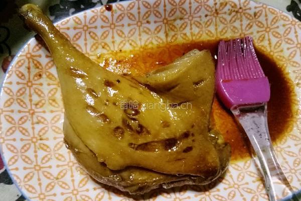 面包机烤鸭腿的做法图解3