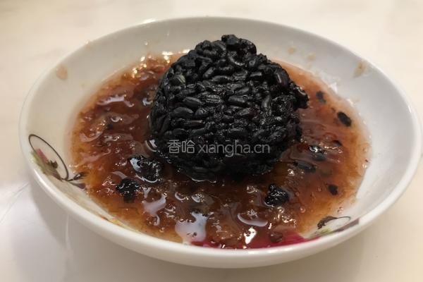 梅子酱黑米丸子的做法图解8