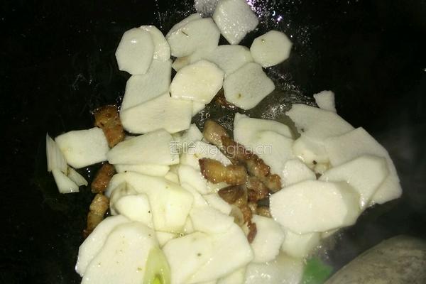 山药炒肉的做法图解5