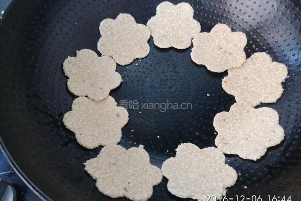 芝麻薄脆饼（无油无糖）的做法图解9
