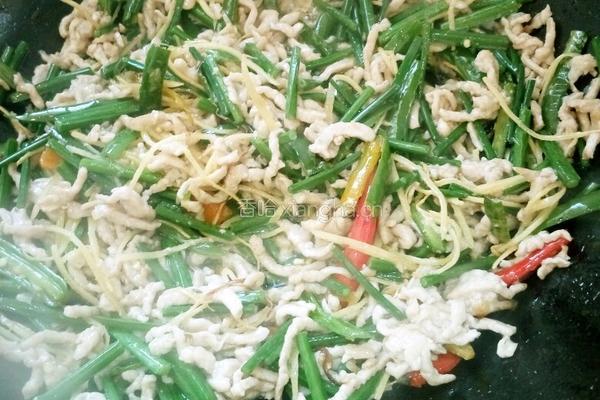 老姜炒肉丝的做法图解8
