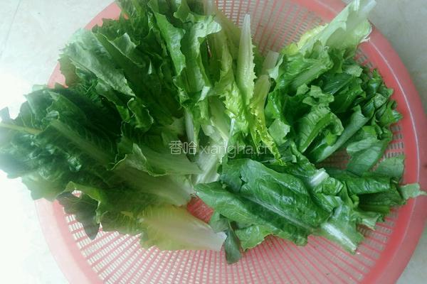 爆炒油麦菜的做法图解1