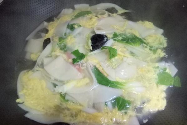 青菜面片汤的做法图解10