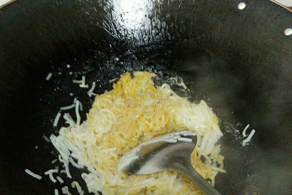 芥兰炒粿条的做法图解4