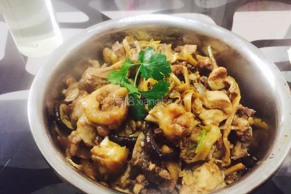 小鸡炖蘑菇的做法图解8