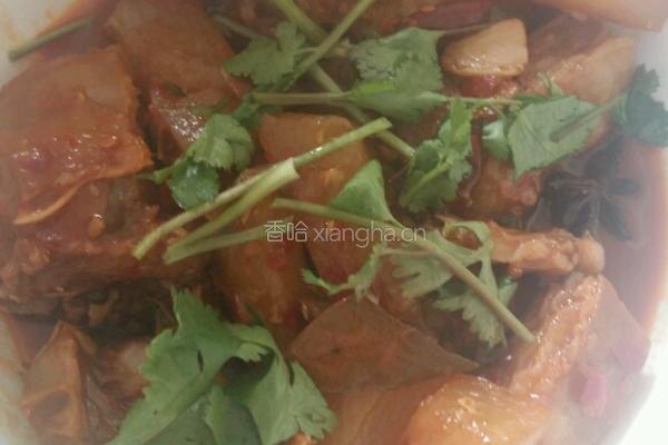 红焖羊排萝卜的做法图解7