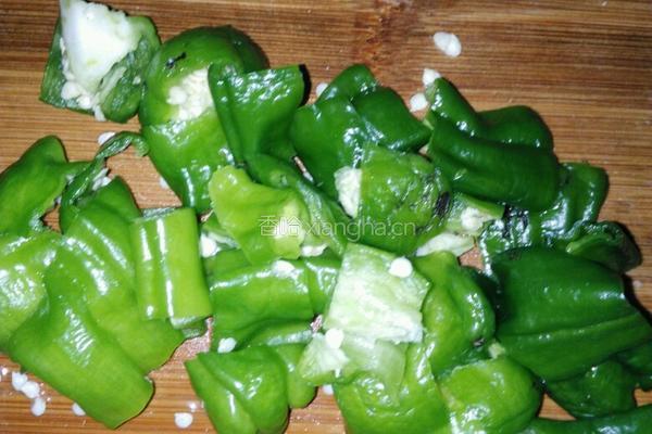 花菜青椒肉片的做法图解5