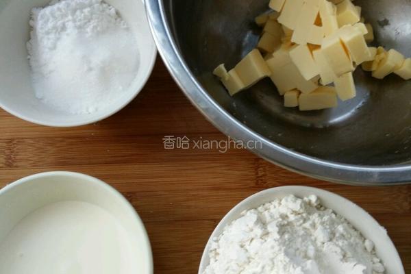 淡奶油曲奇的做法图解1