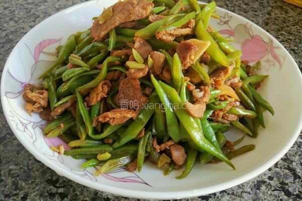 扁豆角炒肉