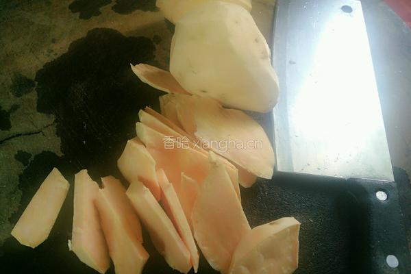红薯番薯粉糖水的做法图解2