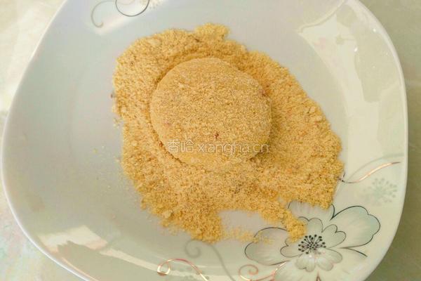 红薯芝士饼的做法图解12