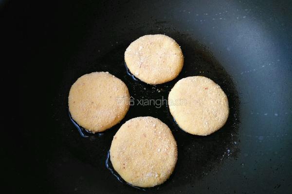 红薯芝士饼的做法图解14