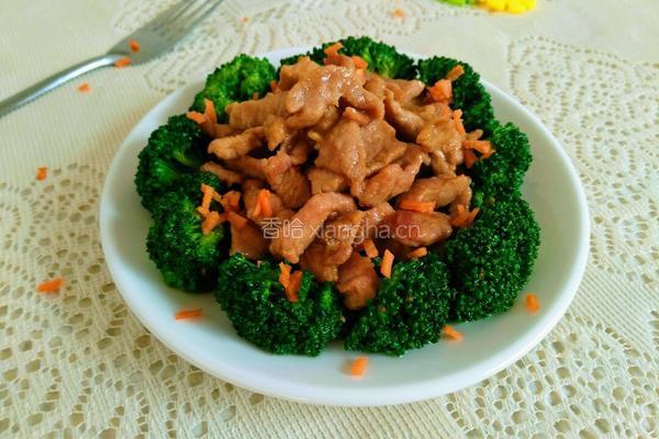 西兰花炒肉片的做法图解13