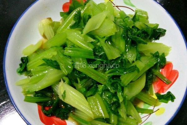 凉拌芹菜的做法图解4