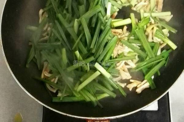 香菇梗炒鸡蛋的做法图解7