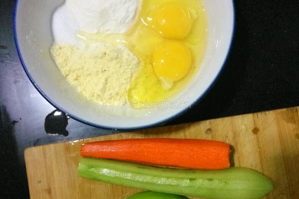什锦鸡蛋饼的做法图解1