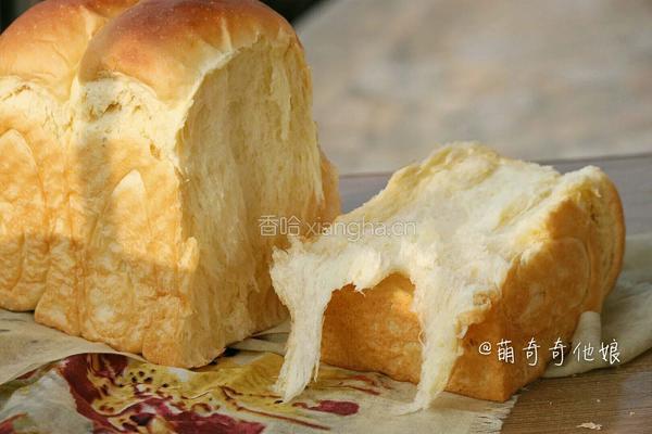椰奶土司的做法图解1